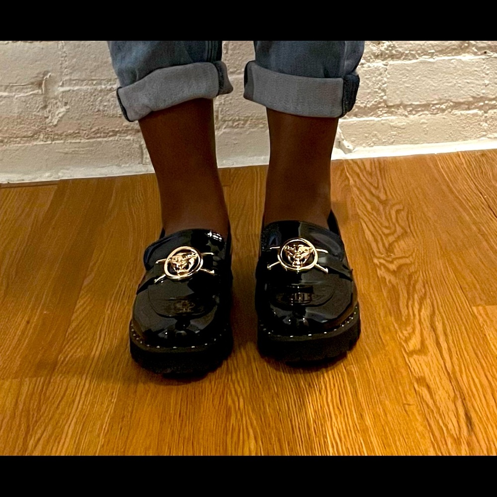 Patent Black Loafers